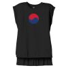 Women's Flowy Muscle Tee With Rolled Cuffs Thumbnail