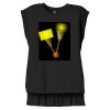 Women's Flowy Muscle Tee With Rolled Cuffs Thumbnail