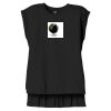 Women's Flowy Muscle Tee With Rolled Cuffs Thumbnail