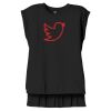 Women's Flowy Muscle Tee With Rolled Cuffs Thumbnail
