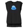 Women's Flowy Muscle Tee With Rolled Cuffs Thumbnail