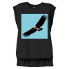 Women's Flowy Muscle Tee With Rolled Cuffs Thumbnail