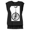 Women's Flowy Muscle Tee With Rolled Cuffs Thumbnail