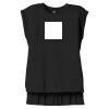 Women's Flowy Muscle Tee With Rolled Cuffs Thumbnail