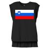 Women's Flowy Muscle Tee With Rolled Cuffs Thumbnail