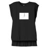 Women's Flowy Muscle Tee With Rolled Cuffs Thumbnail