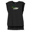 Women's Flowy Muscle Tee With Rolled Cuffs Thumbnail