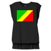 Women's Flowy Muscle Tee With Rolled Cuffs Thumbnail