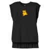 Women's Flowy Muscle Tee With Rolled Cuffs Thumbnail