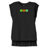 Women's Flowy Muscle Tee With Rolled Cuffs Thumbnail