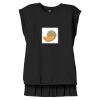 Women's Flowy Muscle Tee With Rolled Cuffs Thumbnail