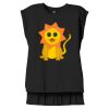 Women's Flowy Muscle Tee With Rolled Cuffs Thumbnail
