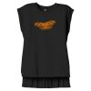 Women's Flowy Muscle Tee With Rolled Cuffs Thumbnail