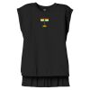 Women's Flowy Muscle Tee With Rolled Cuffs Thumbnail