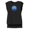 Women's Flowy Muscle Tee With Rolled Cuffs Thumbnail