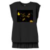 Women's Flowy Muscle Tee With Rolled Cuffs Thumbnail