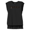 Women's Flowy Muscle Tee With Rolled Cuffs Thumbnail