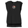 Women's Flowy Muscle Tee With Rolled Cuffs Thumbnail