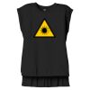 Women's Flowy Muscle Tee With Rolled Cuffs Thumbnail