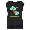 Women's Flowy Muscle Tee With Rolled Cuffs Thumbnail