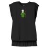 Women's Flowy Muscle Tee With Rolled Cuffs Thumbnail