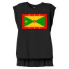 Women's Flowy Muscle Tee With Rolled Cuffs Thumbnail