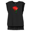 Women's Flowy Muscle Tee With Rolled Cuffs Thumbnail