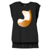 Women's Flowy Muscle Tee With Rolled Cuffs Thumbnail