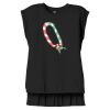 Women's Flowy Muscle Tee With Rolled Cuffs Thumbnail