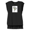 Women's Flowy Muscle Tee With Rolled Cuffs Thumbnail
