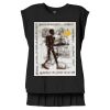Women's Flowy Muscle Tee With Rolled Cuffs Thumbnail