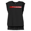 Women's Flowy Muscle Tee With Rolled Cuffs Thumbnail