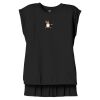 Women's Flowy Muscle Tee With Rolled Cuffs Thumbnail