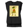 Women's Flowy Muscle Tee With Rolled Cuffs Thumbnail