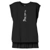 Women's Flowy Muscle Tee With Rolled Cuffs Thumbnail