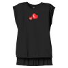 Women's Flowy Muscle Tee With Rolled Cuffs Thumbnail