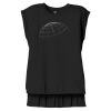 Women's Flowy Muscle Tee With Rolled Cuffs Thumbnail