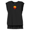 Women's Flowy Muscle Tee With Rolled Cuffs Thumbnail