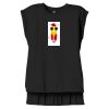Women's Flowy Muscle Tee With Rolled Cuffs Thumbnail