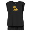 Women's Flowy Muscle Tee With Rolled Cuffs Thumbnail