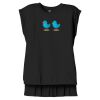 Women's Flowy Muscle Tee With Rolled Cuffs Thumbnail