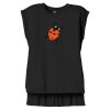 Women's Flowy Muscle Tee With Rolled Cuffs Thumbnail