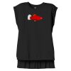 Women's Flowy Muscle Tee With Rolled Cuffs Thumbnail