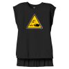 Women's Flowy Muscle Tee With Rolled Cuffs Thumbnail