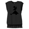 Women's Flowy Muscle Tee With Rolled Cuffs Thumbnail
