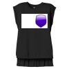 Women's Flowy Muscle Tee With Rolled Cuffs Thumbnail