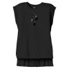 Women's Flowy Muscle Tee With Rolled Cuffs Thumbnail