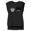 Women's Flowy Muscle Tee With Rolled Cuffs Thumbnail
