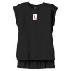 Women's Flowy Muscle Tee With Rolled Cuffs Thumbnail