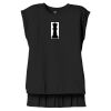 Women's Flowy Muscle Tee With Rolled Cuffs Thumbnail